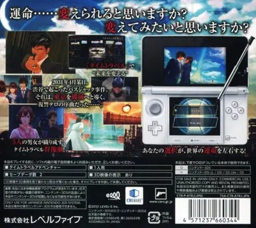 Time Travelers (Japan) box cover back